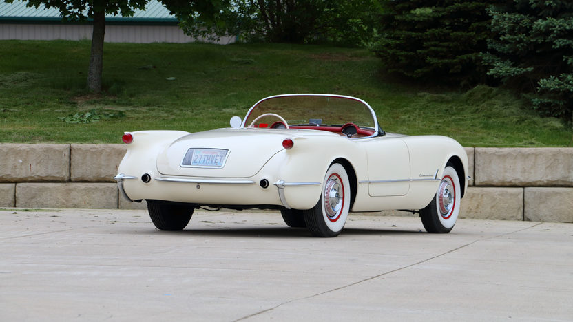 1953 Chevrolet Corvette Roadster 3,796 Miles, No. 27 of 300 Produced presented as lot F74 at Monterey, CA 2015 - image3