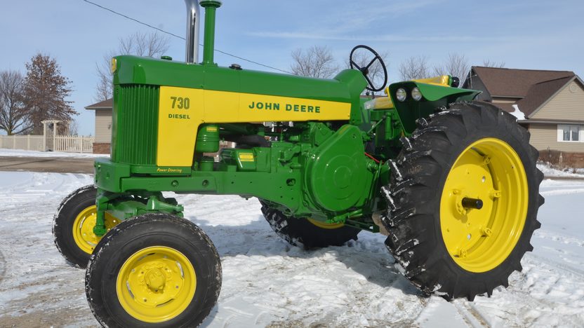 1959 John Deere 730 Row Crop Front Weights, Electric Start, Full 3 ...