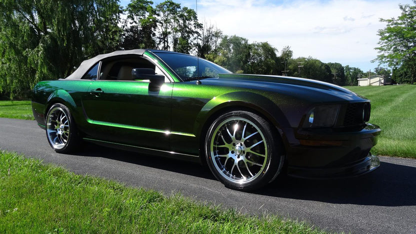 2007 Ford Mustang Gt Convertible Chameleon Paint Lambo